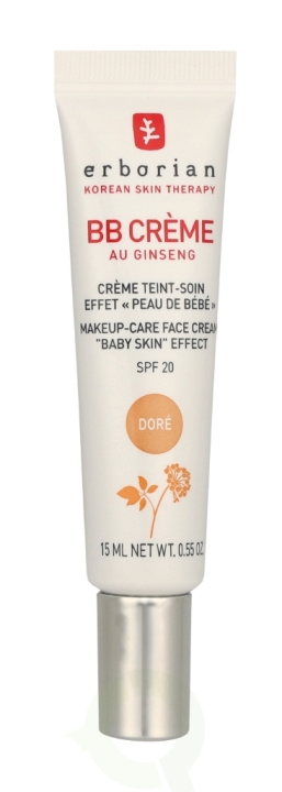 Erborian BB Cream Au Ginseng 5-In-1 Baby Skin Effect SPF20 15 ml Dore in de groep BEAUTY & HEALTH / Makeup / Make-up gezicht / CC/BB-crème bij TP E-commerce Nordic AB (C95665)