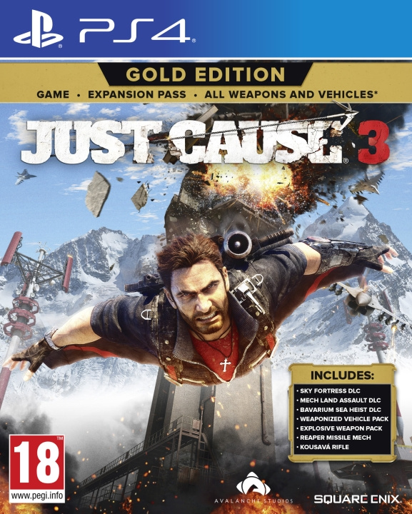 Just Cause 3 - Gold Edition (PS4) in de groep HOME ELECTRONICS / Spelconsoles en accessoires / Sony PlayStation 4 / Spel bij TP E-commerce Nordic AB (C95801)