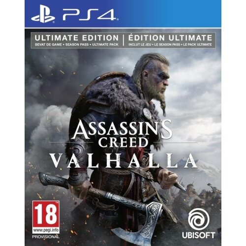 Assassins Creed Valhalla (Ultimate Edition) (PS4) in de groep HOME ELECTRONICS / Spelconsoles en accessoires / Sony PlayStation 4 / Spel bij TP E-commerce Nordic AB (C96323)