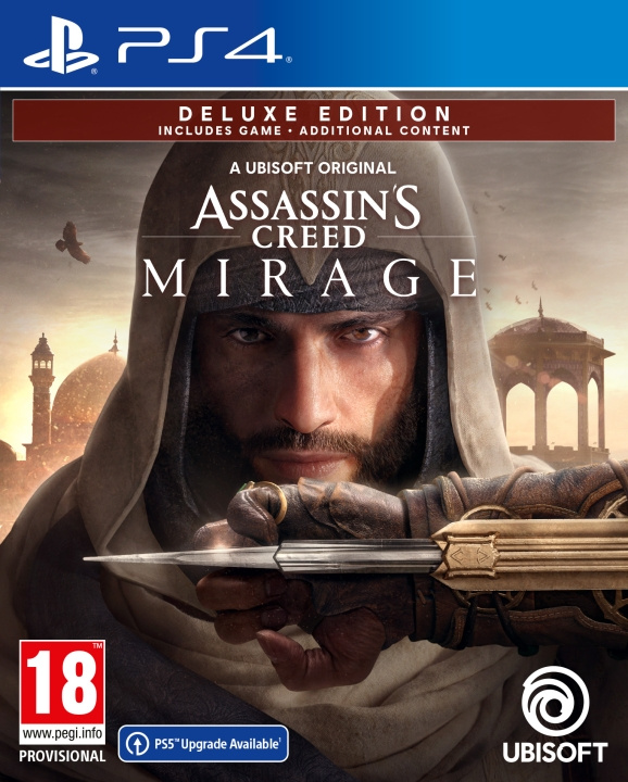 Assassin\'s Creed Mirage (Deluxe Edition) (PS4) in de groep HOME ELECTRONICS / Spelconsoles en accessoires / Sony PlayStation 4 / Spel bij TP E-commerce Nordic AB (C97032)