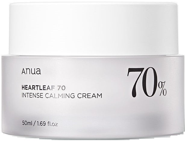 Anua Heartleaf 70% Intense Kalmerende Crème 50 ml in de groep BEAUTY & HEALTH / Huidsverzorging / Gezicht / Dagcrème bij TP E-commerce Nordic AB (C97228)