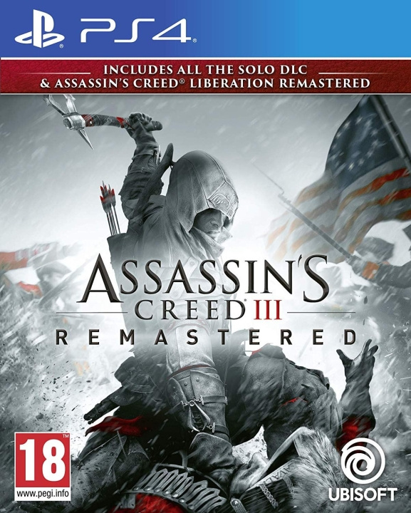 Assassin\'s Creed III Remastered (PS4) in de groep HOME ELECTRONICS / Spelconsoles en accessoires / Sony PlayStation 4 / Spel bij TP E-commerce Nordic AB (C97277)