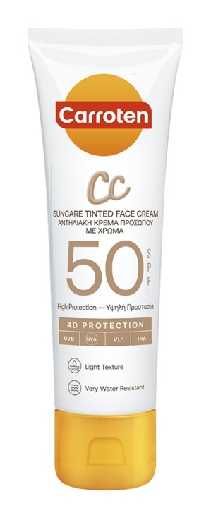 Carroten Gezicht CC crème SPF 50 50 ml in de groep BEAUTY & HEALTH / Huidsverzorging / Zonnebank / Zonnebescherming bij TP E-commerce Nordic AB (C97696)