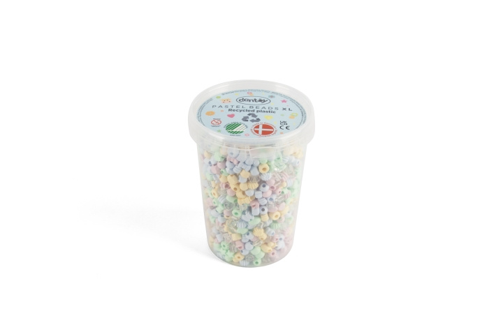 Dantoy Pastel gerecyclede kralen - 1580 stuks (5940) in de groep SPEELGOED, KINDER- & BABYPRODUCTEN / Speelgoed / Ambachten bij TP E-commerce Nordic AB (C97727)