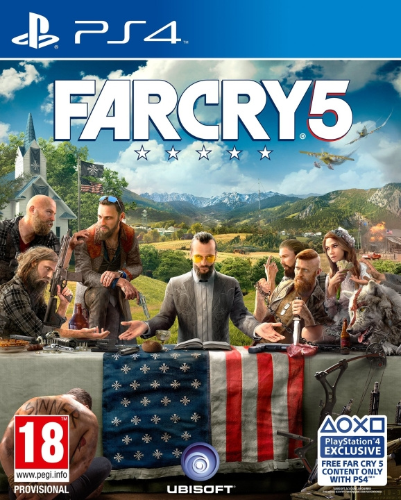 Far Cry 5 (PS4) in de groep HOME ELECTRONICS / Spelconsoles en accessoires / Sony PlayStation 4 / Spel bij TP E-commerce Nordic AB (C97755)
