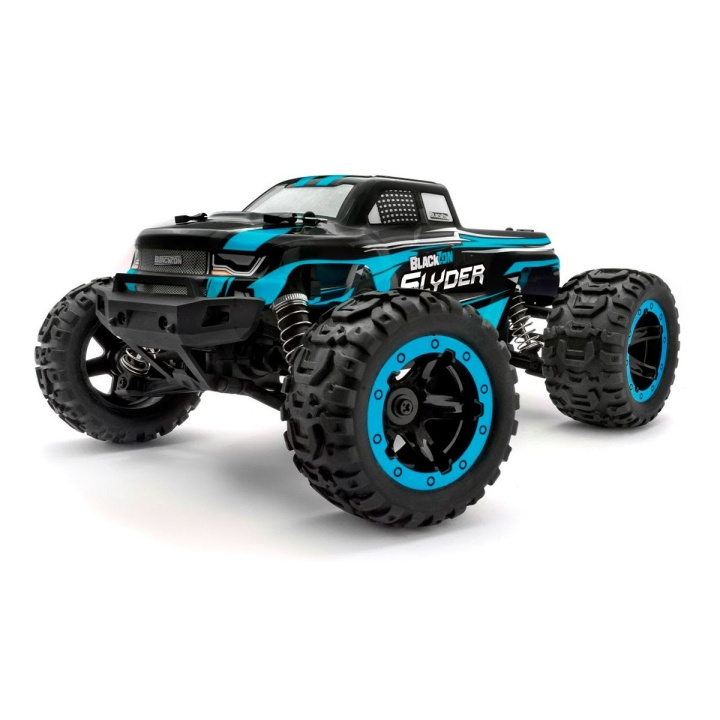 Blackzon Slyder MT 1/16 4WD elektrische monstertruck - blauw (540104) in de groep SPEELGOED, KINDER- & BABYPRODUCTEN / Op afstand bestuurbaar / Afstand bestuurbare auto\'s bij TP E-commerce Nordic AB (C98175)
