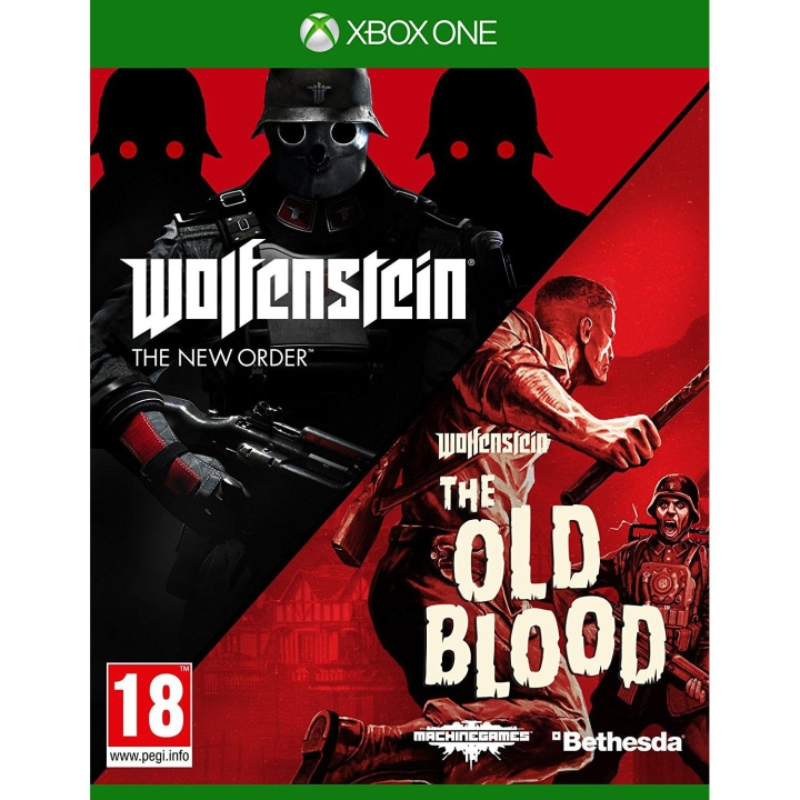 Bethesda Wolfenstein Dubbelpakket - De Nieuwe Orde en Het Oude Bloed in de groep HOME ELECTRONICS / Spelconsoles en accessoires / Xbox One / Spel bij TP E-commerce Nordic AB (C98302)