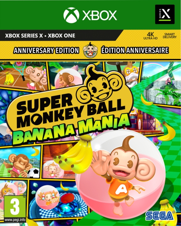 Sega Super Monkey Ball Banana Mania (XONE/XSERIESX) in de groep HOME ELECTRONICS / Spelconsoles en accessoires / Xbox Series X / Spel bij TP E-commerce Nordic AB (C98459)