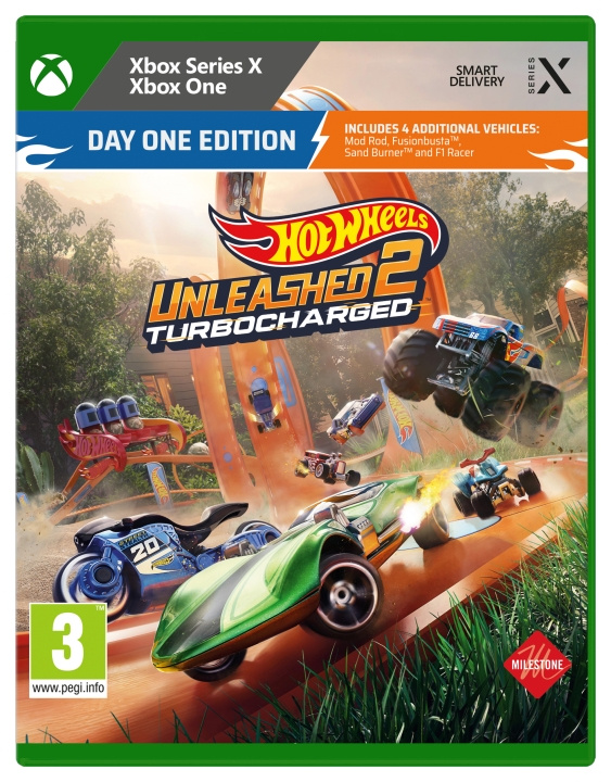Milestone Hot Wheels Unleashed 2: Turbocharged (Dag 1 Editie) in de groep HOME ELECTRONICS / Spelconsoles en accessoires / Xbox Series X / Spel bij TP E-commerce Nordic AB (C98713)