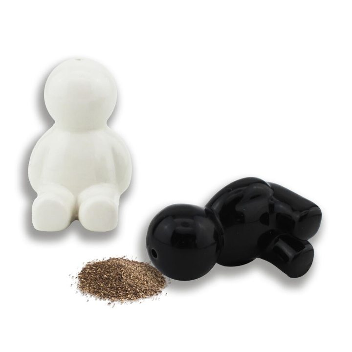 Winkee Meneer Zout & Mevrouw Peper Vaatjes - Peper en Zout Dispenser in de groep HUISHOUDEN & TUIN / Keukengerei / Zoutmolens & Pepermolens bij TP E-commerce Nordic AB (C99368)