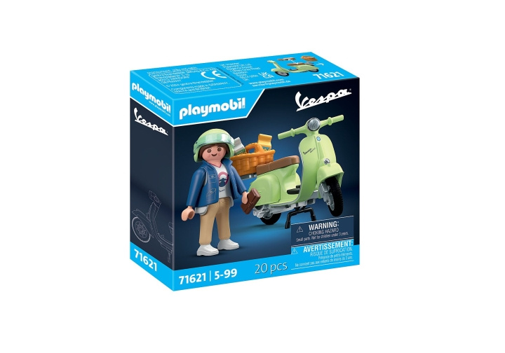 Playmobil 1969 Vespa 150 Sprint Veloce, lichtgroen (71621) in de groep SPEELGOED, KINDER- & BABYPRODUCTEN / Speelgoed / Speelset bij TP E-commerce Nordic AB (C99486)