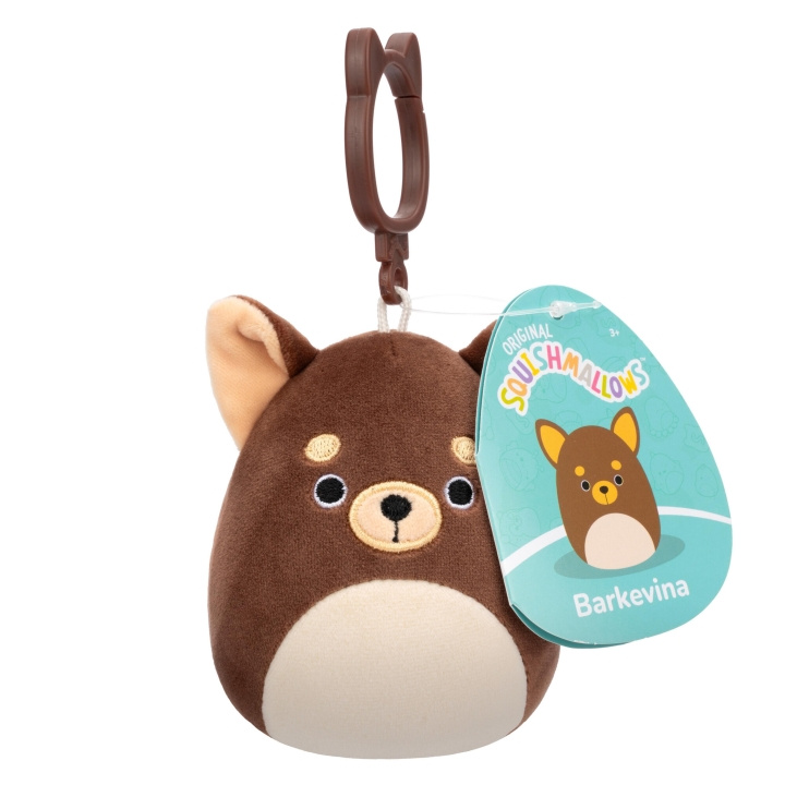 Squishmallows 9 cm P20 Clip On - Barkevina Chihuahua in de groep SPEELGOED, KINDER- & BABYPRODUCTEN / Babyspeelgoed / Knuffels bij TP E-commerce Nordic AB (D00857)