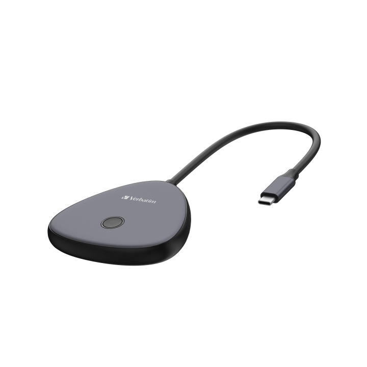 Verbatim Deel mijn scherm USB-C draadloze beeldschermadapter 4K w/Hub in de groep COMPUTERS & RANDAPPARATUUR / Computeraccessoires / USB-hubs bij TP E-commerce Nordic AB (D01158)