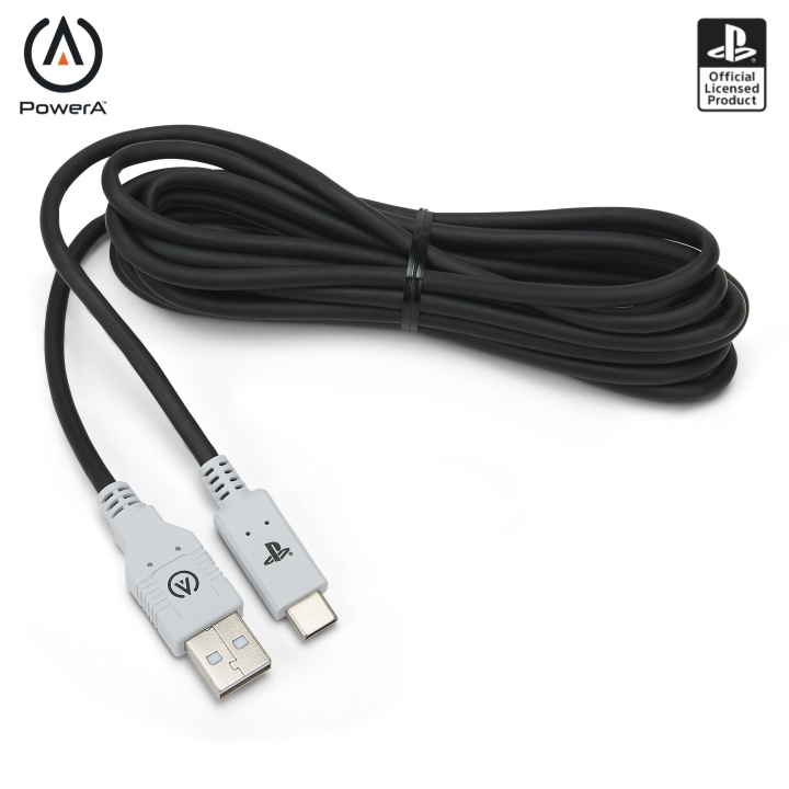 PowerA USB-C kabel PS5 - 3 meter /PS5 in de groep HOME ELECTRONICS / Spelconsoles en accessoires / Sony PlayStation 5 / Accessoires bij TP E-commerce Nordic AB (D01448)