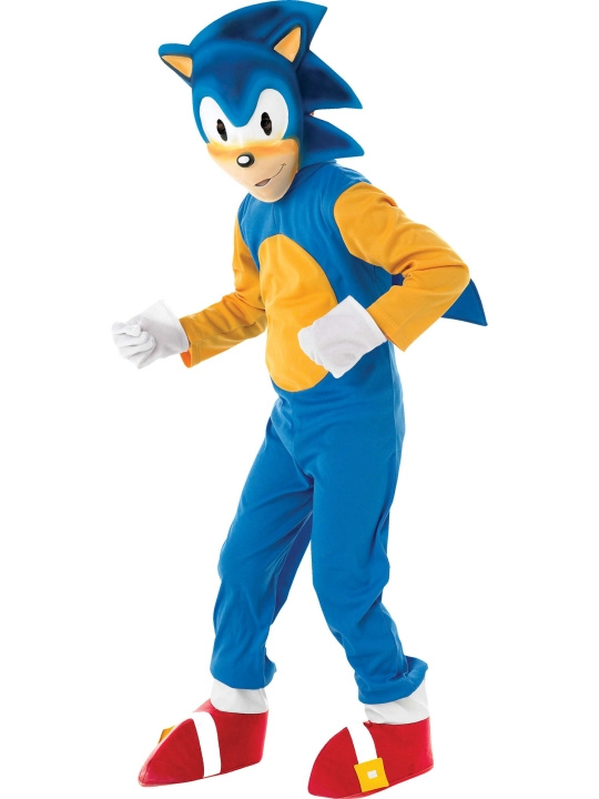 Rubies Classic Costume - Sonic (116 cm) in de groep SPEELGOED, KINDER- & BABYPRODUCTEN / Speelgoed / Gemaskered kostuums bij TP E-commerce Nordic AB (D01483)