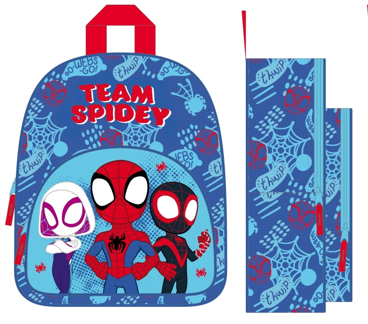 Undercover Spidey - backpack with front pocket (6600000091) in de groep SPEELGOED, KINDER- & BABYPRODUCTEN / Reizen / Kindertassen / Rugzakken bij TP E-commerce Nordic AB (D01992)