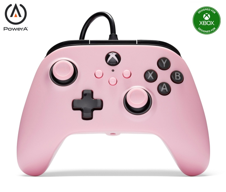 PowerA Bedrade controller - Roze (Xbox X/S) in de groep HOME ELECTRONICS / Spelconsoles en accessoires / Xbox Series X / Accessoires bij TP E-commerce Nordic AB (D02293)