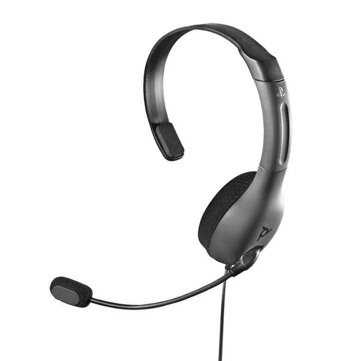 PDP Gaming Playstation 4 Chat Headset LVL30 Grijs in de groep HOME ELECTRONICS / Spelconsoles en accessoires / Sony PlayStation 4 / Accessoires bij TP E-commerce Nordic AB (D02319)