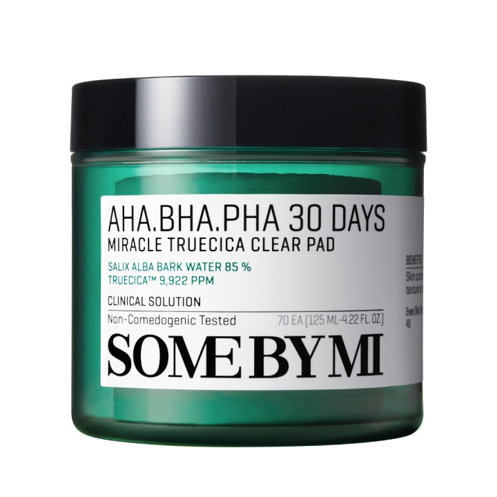 Some By Mi AHA BHA PHA 30 Days Miracle Truecica Clear Pad - 70 pads in de groep BEAUTY & HEALTH / Huidsverzorging / Gezicht / Schoonmaak bij TP E-commerce Nordic AB (D02398)