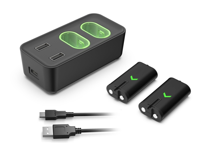 SuBsonic Dubbele oplader & hub - Xbox serie X / S in de groep HOME ELECTRONICS / Spelconsoles en accessoires / Xbox Series X / Accessoires bij TP E-commerce Nordic AB (D02553)