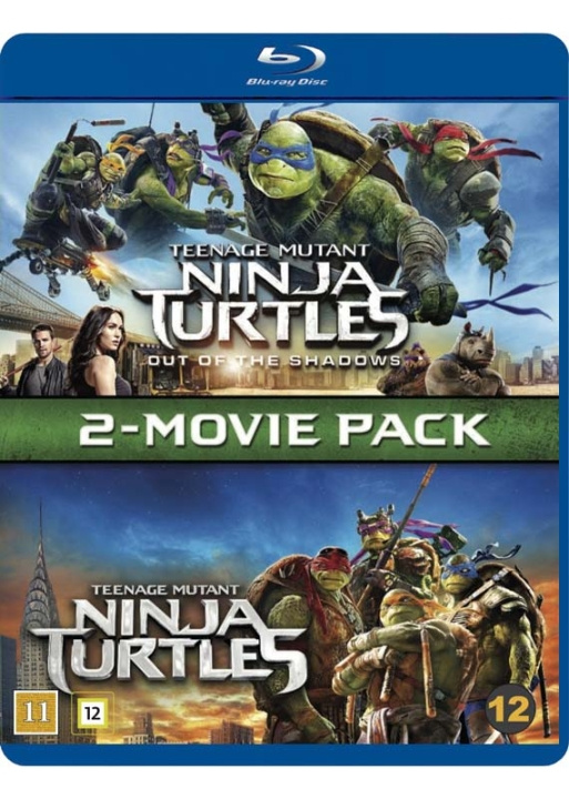 Teenage Mutant Ninja Turtles 1 & 2 (Blu-Ray) in de groep HOME ELECTRONICS / Audio & Beeld / TV & Accessoires / Films / Blu-ray bij TP E-commerce Nordic AB (D03546)