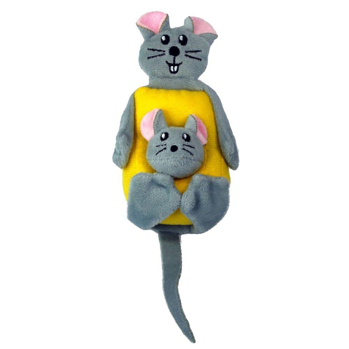 Kong Katten-Pull-A-Partz Cheezy 5,7X6,3X23Cm in de groep HUISHOUDEN & TUIN / Huisdieraccessoires / Kat bij TP E-commerce Nordic AB (D03830)