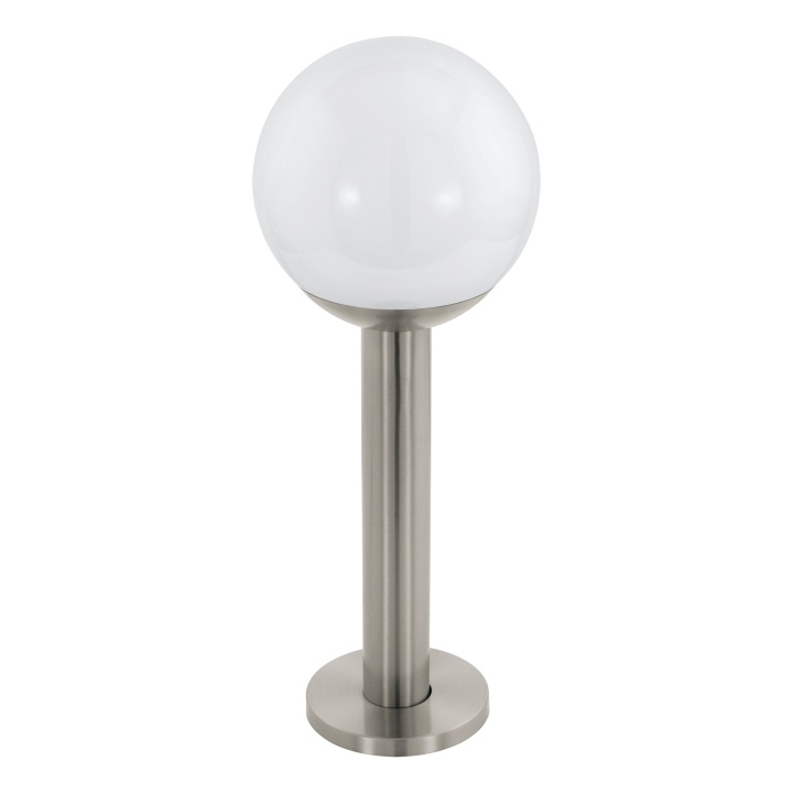Eglo Buitenlamp Nisia-Z roestvrij staal en wit H52.5 - RGB + TW - Zigbee, Bluetooth in de groep HUISHOUDEN & TUIN / Elektriciteit & Verlichting / Buitenverlichting / Tuinverlichting bij TP E-commerce Nordic AB (D04036)