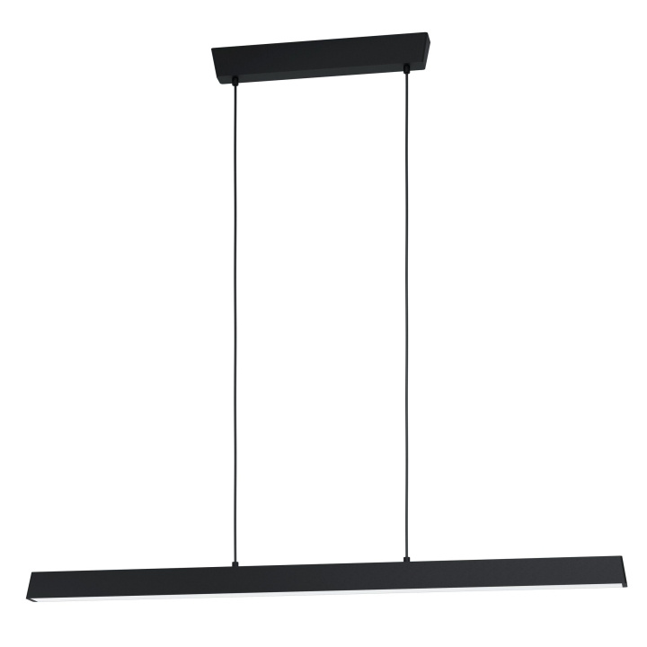 Eglo Simolaris-Z lange hanglamp zwart L122 - RGB + TW - Zigbee, Bluetooth in de groep HOME ELECTRONICS / Verlichting / Plafondverlichting bij TP E-commerce Nordic AB (D04074)