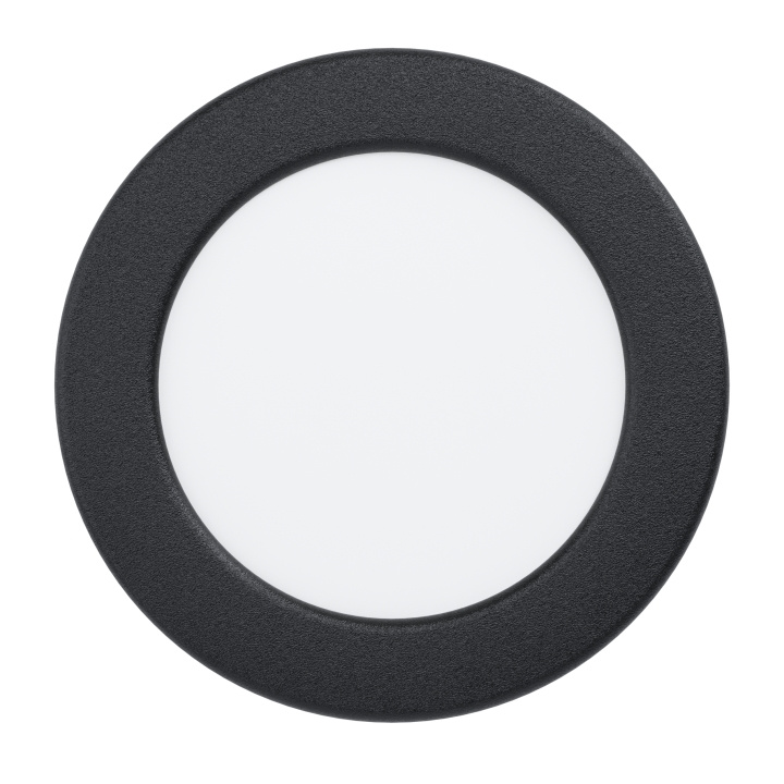Eglo FUEVA 5 RECESSED Ø117 5.5W 650LM ZWART - 117mm diameter, 26mm hoogte in de groep HOME ELECTRONICS / Verlichting / Plafondverlichting bij TP E-commerce Nordic AB (D04211)