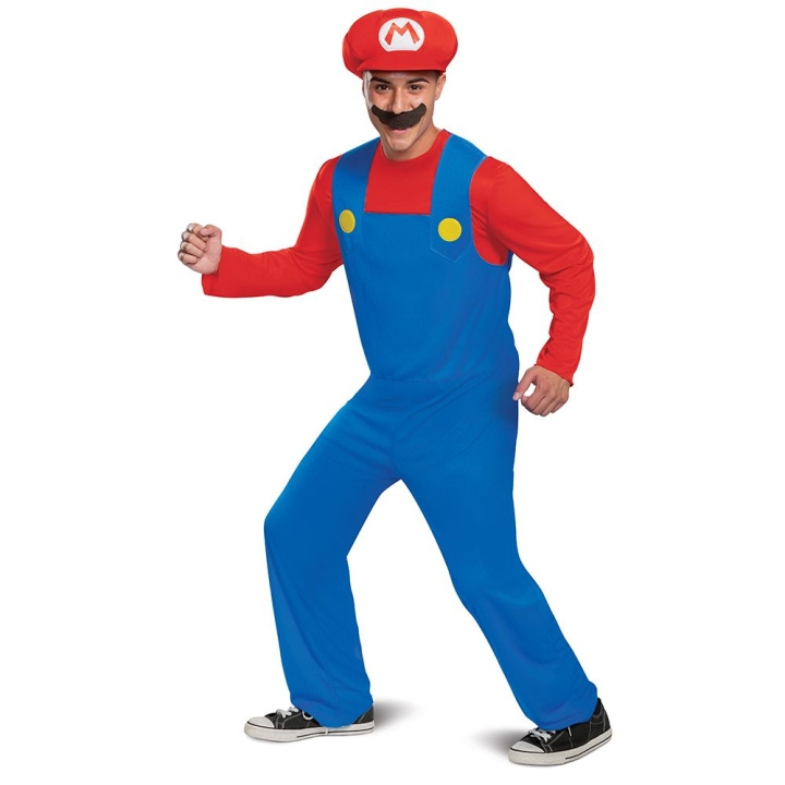 Disguise Volwassenen kostuum - Mario (108459D) in de groep SPORT, VRIJE TIJD & HOBBY / Leuke dingen / Leuke dingen bij TP E-commerce Nordic AB (D04384)