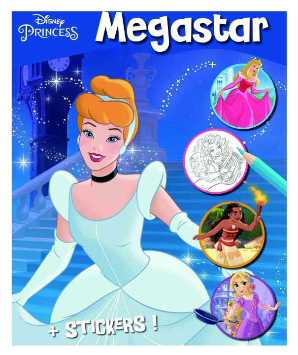 Disney Megastar Kleurboek - Prinses in de groep SPEELGOED, KINDER- & BABYPRODUCTEN / Speelgoed / Ambachten bij TP E-commerce Nordic AB (D04664)