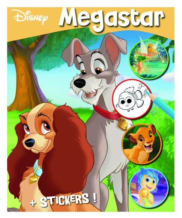 Disney Megastar Kleurboek - Filmstart in de groep SPEELGOED, KINDER- & BABYPRODUCTEN / Speelgoed / Ambachten bij TP E-commerce Nordic AB (D04667)