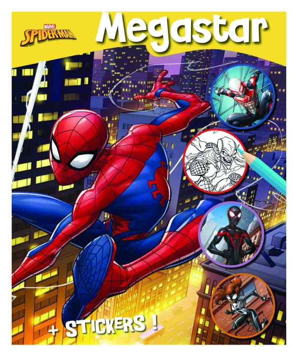 Disney Megaster Kleurboek - Spiderman in de groep SPEELGOED, KINDER- & BABYPRODUCTEN / Speelgoed / Ambachten bij TP E-commerce Nordic AB (D04668)