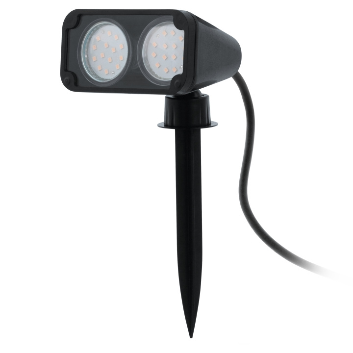 Eglo NEMA 1 BUITENSPOT W/SPIKE - Zwart in de groep HUISHOUDEN & TUIN / Elektriciteit & Verlichting / Buitenverlichting / Tuinverlichting bij TP E-commerce Nordic AB (D04689)