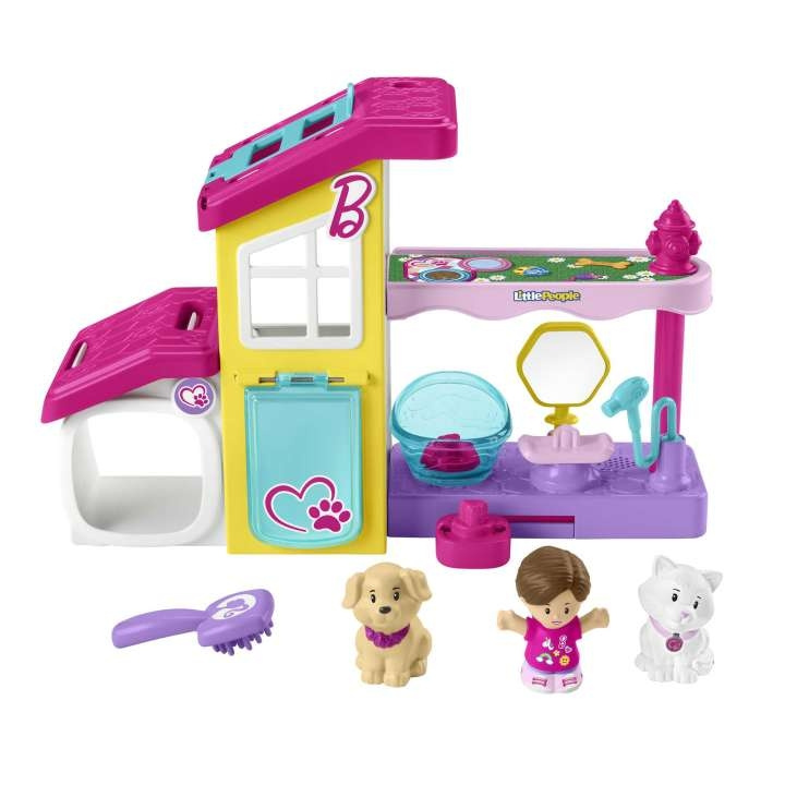 Fisher-Price Little People Barbie speel- en verzorgingsset voor huisdieren (HJW76) in de groep SPEELGOED, KINDER- & BABYPRODUCTEN / Speelgoed / Speelset bij TP E-commerce Nordic AB (D05002)