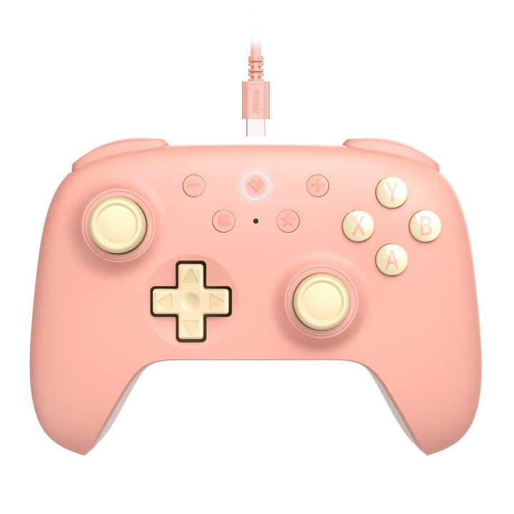 8Bitdo Ultimate 2C Bedrade Pad Perzik in de groep COMPUTERS & RANDAPPARATUUR / GAMING / Gamepad bij TP E-commerce Nordic AB (D05118)