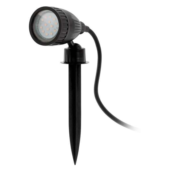 Eglo NEMA 1 BUITENSPOT W/SPIKE - Zwart - 18,5 cm in de groep HUISHOUDEN & TUIN / Elektriciteit & Verlichting / Buitenverlichting / Tuinverlichting bij TP E-commerce Nordic AB (D05148)