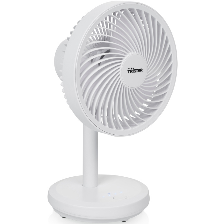 Tristar Laddbar Bordsfläkt Vit in de groep HUISHOUDEN & TUIN / Ventilatoren & Klimaatproducten / Tafelventilatoren bij TP E-commerce Nordic AB (D05492)