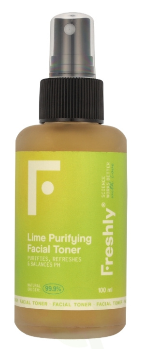 Freshly Cosmetics Lime Purifying Facial Toner 100 ml in de groep BEAUTY & HEALTH / Huidsverzorging / Gezicht / Gezichtswater en Facemist bij TP E-commerce Nordic AB (D05971)