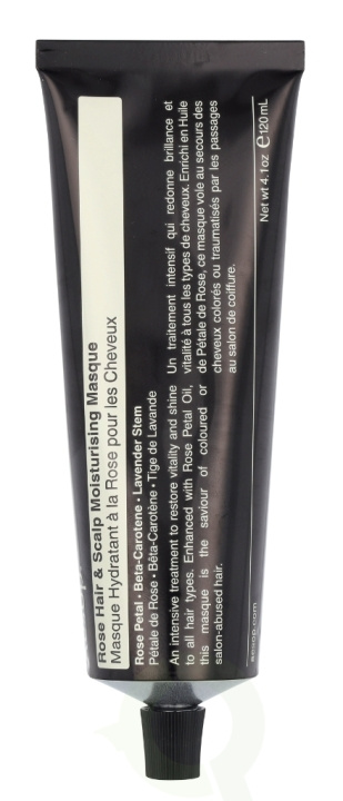 AESOP Rose Hair & Scalp Moisturising Mask 120 ml in de groep BEAUTY & HEALTH / Haar & Styling / Haarverzorging / Haarmasker bij TP E-commerce Nordic AB (D06097)
