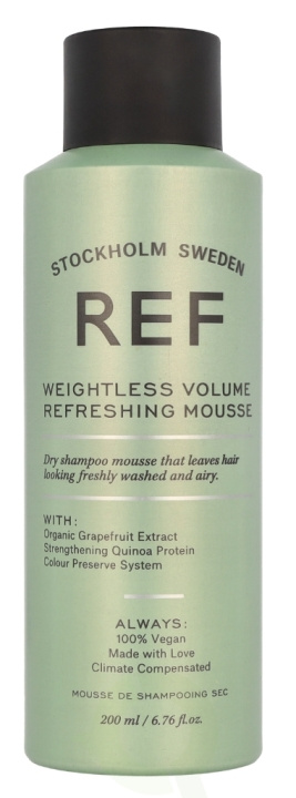 Ref Weightless Volume Refreshing Mousse 200 ml in de groep BEAUTY & HEALTH / Haar & Styling / Hair styling / Haarmousse bij TP E-commerce Nordic AB (D06274)