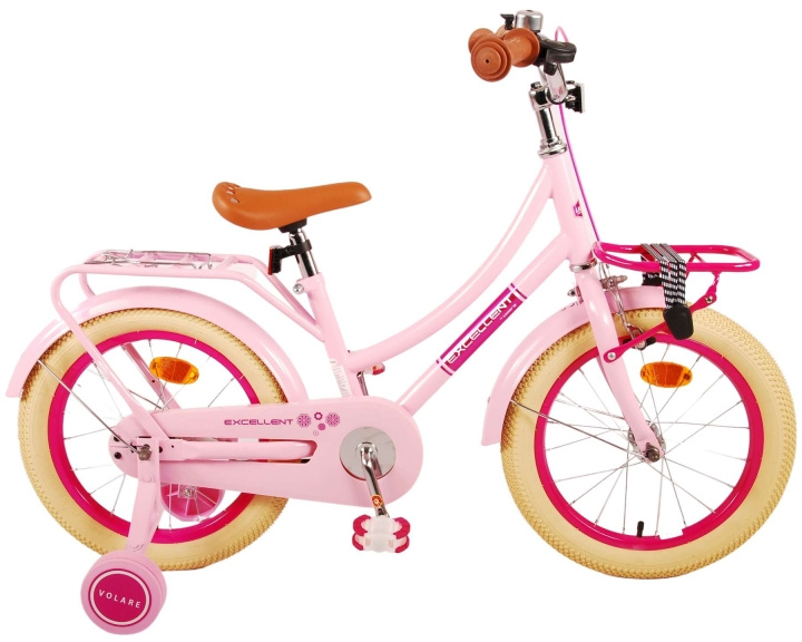 Volare Kinderfiets 16 - Excellent Roze (21388) in de groep SPEELGOED, KINDER- & BABYPRODUCTEN / Buitenspeelgoed / Fietsen & Steppen bij TP E-commerce Nordic AB (D06398)