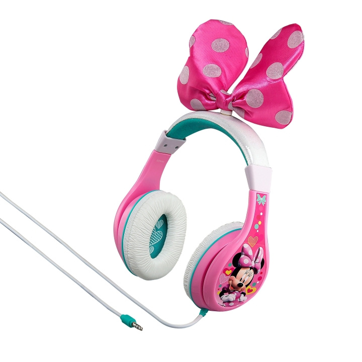 Upcoming Minds eKids - Disney Minnie Mouse koptelefoon voor kinderen met volumeregeling om het gehoor te beschermen in de groep HOME ELECTRONICS / Audio & Beeld / Koptelefoon & Accessoires / Koptelefoon bij TP E-commerce Nordic AB (D06577)