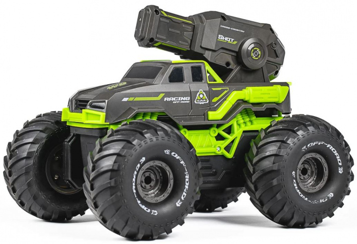 TEC-TOY Water Schieten R/C auto 2,4GHz, 7,4V 500mAh - Groen (534646) in de groep SPEELGOED, KINDER- & BABYPRODUCTEN / Op afstand bestuurbaar / Afstand bestuurbare auto\'s bij TP E-commerce Nordic AB (D06790)