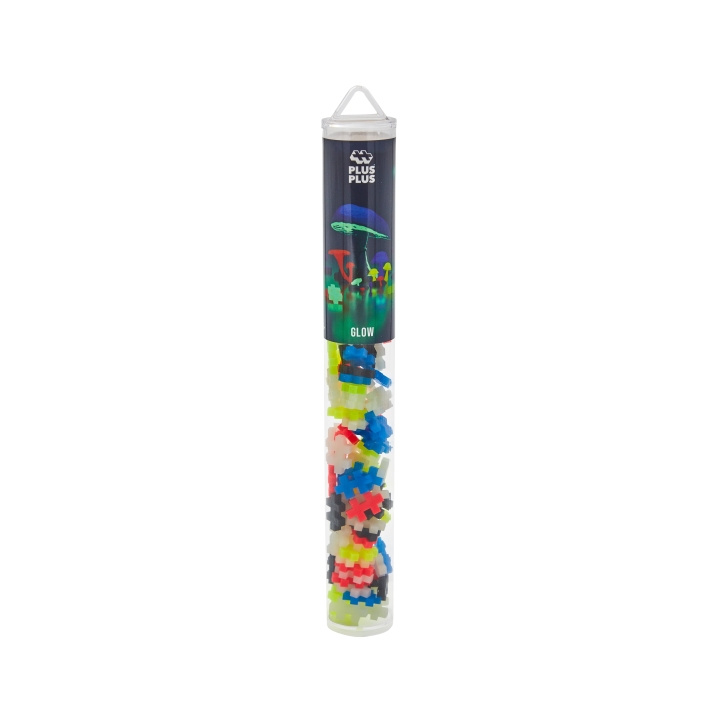 Plus Plus Glow mix / 100 stuks Tube (4282) in de groep SPEELGOED, KINDER- & BABYPRODUCTEN / Speelgoed / Bouwspeelgoed / Bouwblokken bij TP E-commerce Nordic AB (D06889)