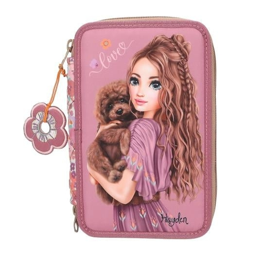 TOPModel Drievoudig etui FLORAL ( 0413055 ) in de groep SPEELGOED, KINDER- & BABYPRODUCTEN / Speelgoed / Etui bij TP E-commerce Nordic AB (D07080)
