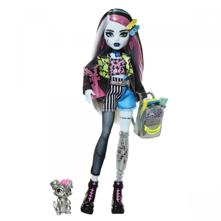Monster High - Kernpop met huisdier - Frankie (HXH73) in de groep SPEELGOED, KINDER- & BABYPRODUCTEN / Speelgoed / Docks & Accessoires bij TP E-commerce Nordic AB (D07136)