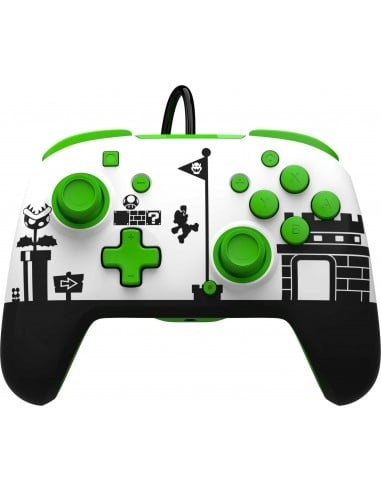 PDP Gaming Rematch Bedrade Controller Super Mario Retro Gelicentieerd Switch in de groep HOME ELECTRONICS / Spelconsoles en accessoires / Nintendo Switch / Accessoires bij TP E-commerce Nordic AB (D07307)