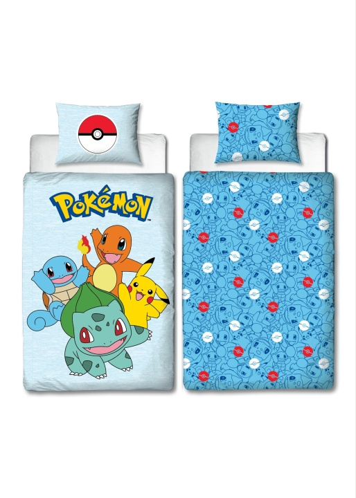 Pokémon Beddengoed - Volwassen maat 140 x 200 cm - Pokemon (POK553) in de groep SPEELGOED, KINDER- & BABYPRODUCTEN / Kindertextiel / Beddengoed / Beddensets voor Junioren bij TP E-commerce Nordic AB (D07330)