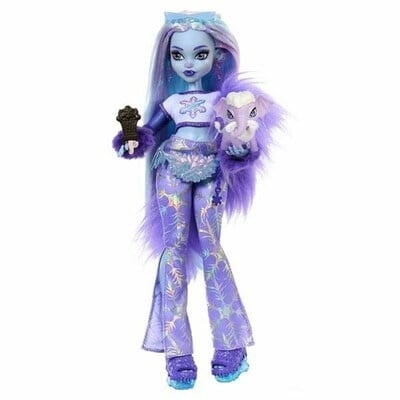 Monster High Pop met huisdier - Abbey (HNF64) in de groep SPEELGOED, KINDER- & BABYPRODUCTEN / Speelgoed / Docks & Accessoires bij TP E-commerce Nordic AB (D07349)